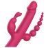 Dreamtoys Anywhere Pleasure Vibe - акумулаторен 4-рамен вибратор (розов)