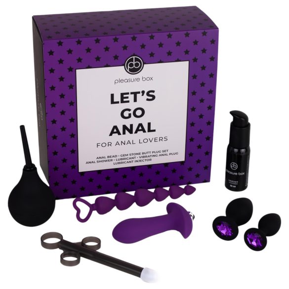 Pleasure Box Let's Go Anal - пълен анален комплект - 7 части