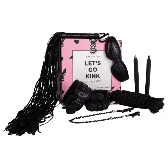 Pleasure Box Let's Go Kink - бондаж комплект - 6 части
