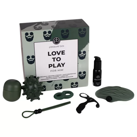 Pleasure Box Love to Play - мастурбатор комплект - 6 части