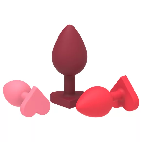 Dreamtoys Amour - комплект за анална тренировка (червен)