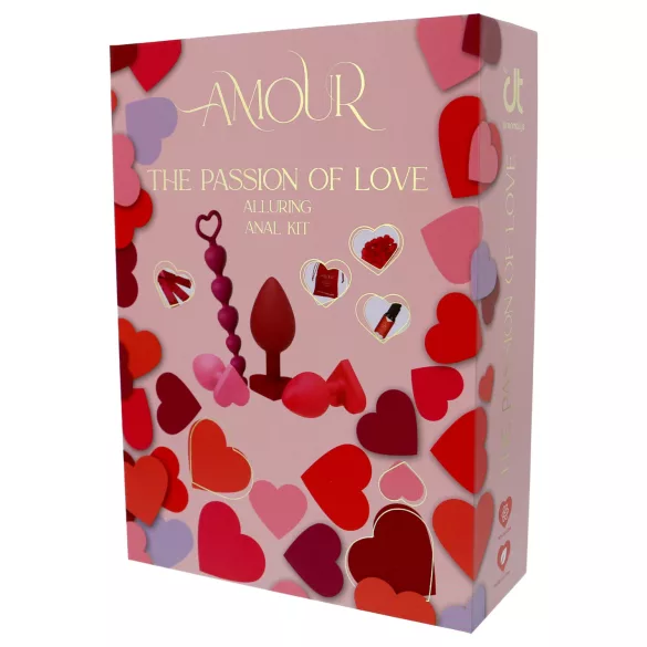 Dreamtoys Amour - комплект за анална тренировка (червен)