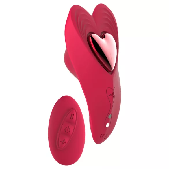 Dreamtoys Amour - комплект с вибратор тип бикини (червен)