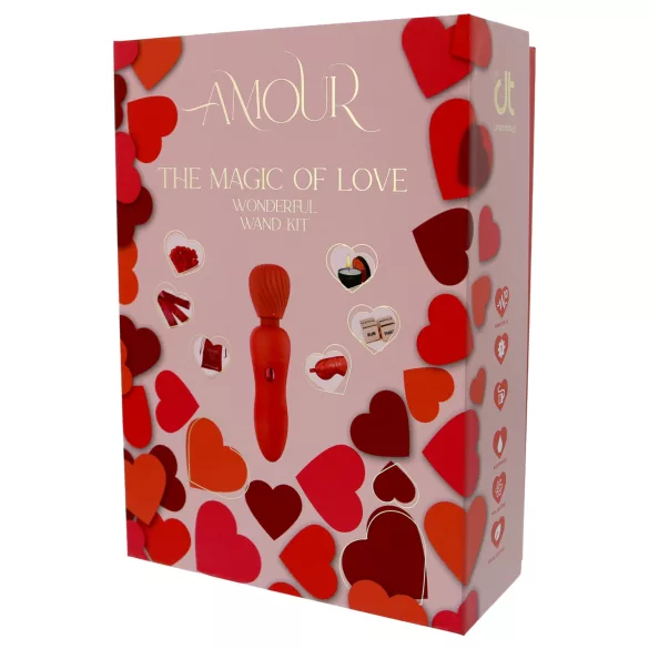 Dreamtoys Amour - комплект уанд вибратор (червен)