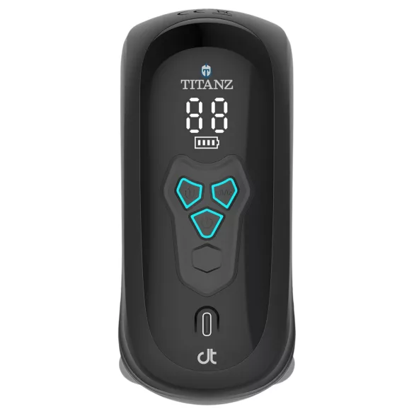 Titanz Auto Squeeze - автоматичен мастурбатор (черен)