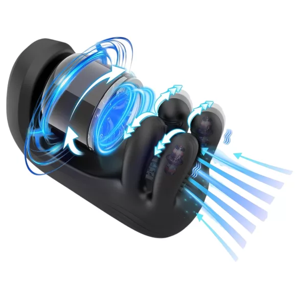 Titanz Auto Squeeze - автоматичен мастурбатор (черен)