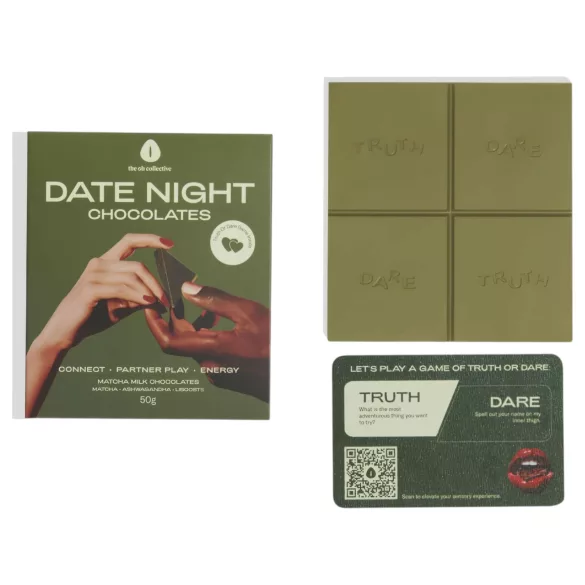 The Oh Collective Date Night Matcha - матча-ягодов шоколад за двойки (50 г)