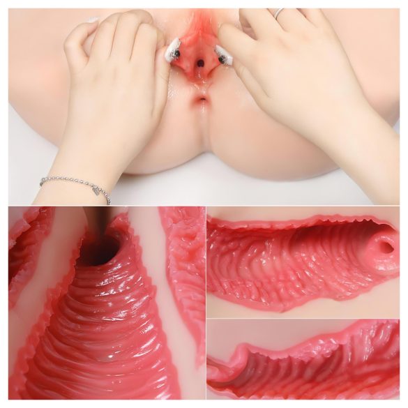 Kokos Vanilla 004 - реалистичен торс мастурбатор - натурален цвят