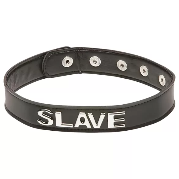 X-Play Slave - нашийник за роб - черен