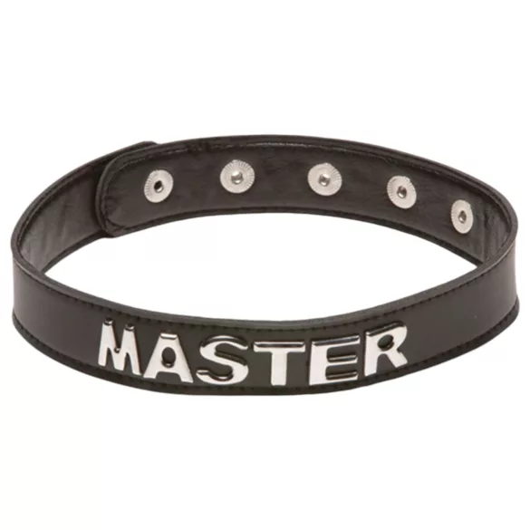 X-Play Master - BDSM нашийник - черен