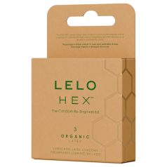   LELO Hex Organic - презервативи за потентност - 3 броя