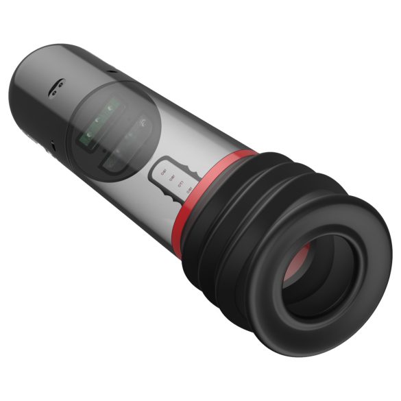 Peak Performa - автоматична пенис помпа с инфрачервена светлина - прозрачна