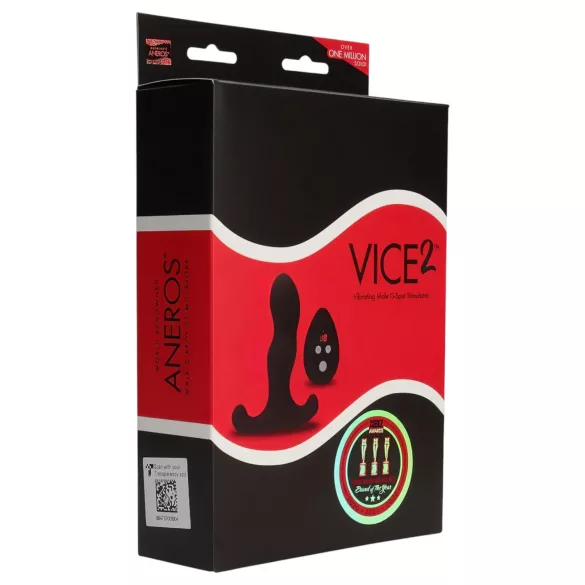 Aneros Vice 2 - вибратор за простата и G-точка - черен