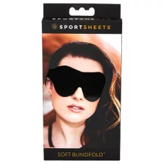   Sportsheets - маска за очи - мека ластична - черна