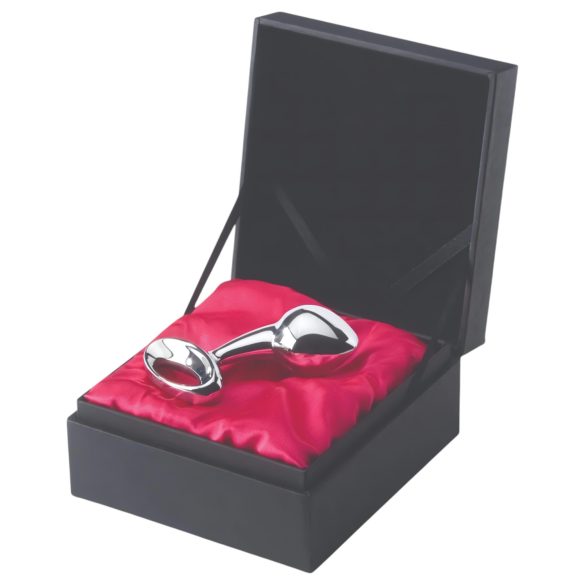 Njoy - метален анален плъг среден размер - сребърен