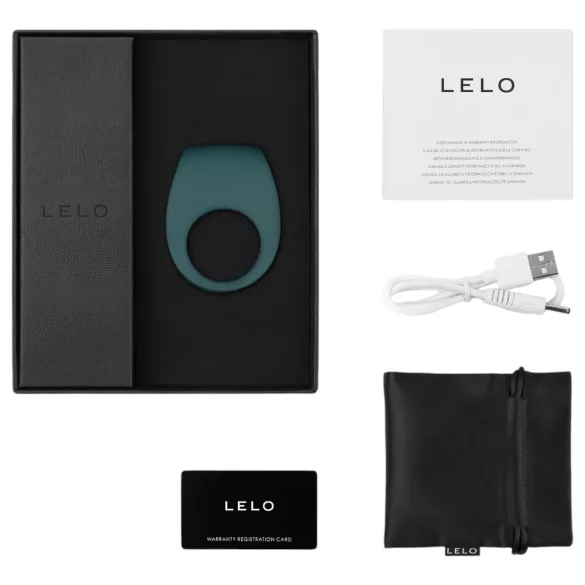 LELO Tor 2 - вибриращ пенис ринг - акумулаторен - зелен