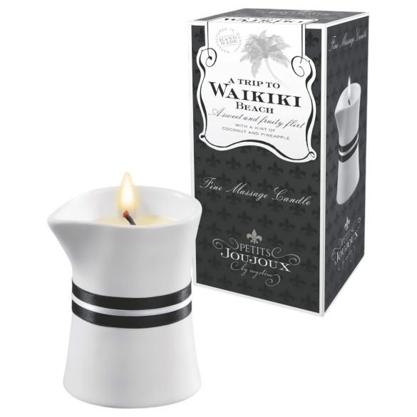 Petits Joujoux Waikiki - масажна свещ - кокос-ананас (120 мл)