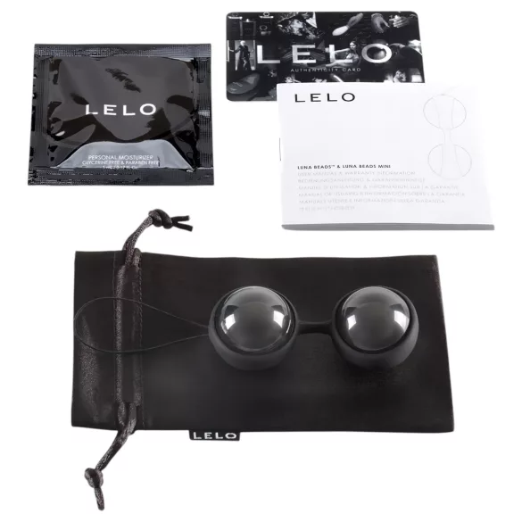 LELO Luna Noir - вагинални топчета - регулируеми