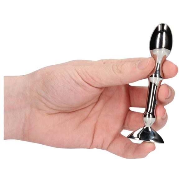 Aneros Tempo - стоманено анално дилдо (сребърно)