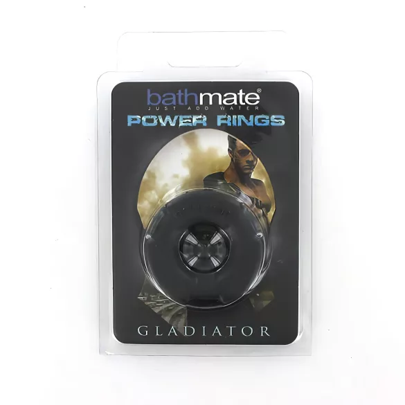 BathMate - пенис пръстен Gladiator - силиконов - черен