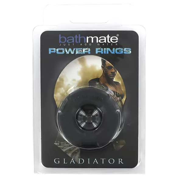 BathMate - пенис пръстен Gladiator - силиконов - черен