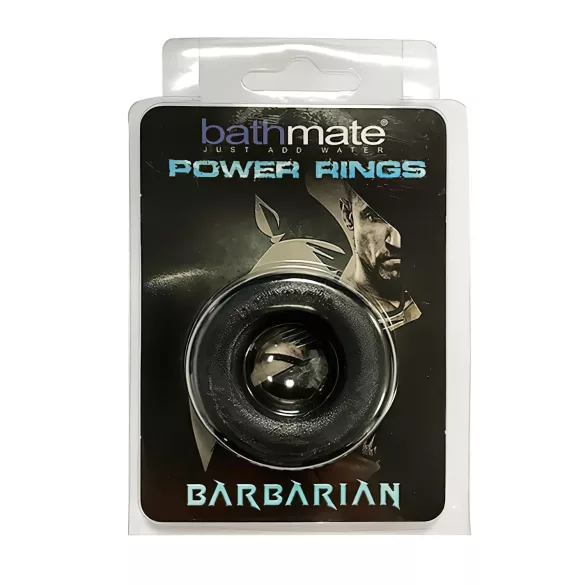 BathMate - пенис ринг Barbarian - силикон - черен