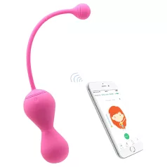   Magic Motion Kegel Master - вибриращи гейша топчета с управление чрез приложение (розови)