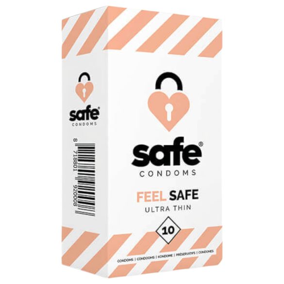 SAFE Feel Safe - ултратънки презервативи (10 бр.)