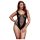 BACI Plus Size - изкусително мрежесто боди - черно (XL-XXL)