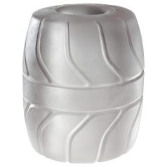   SilaSkin - пенис пръстен и удължител за тестиси - силикон, бял