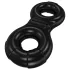 Bathmate Vibe Ring Eight - акумулаторен вибриращ пенис пръстен (черен)