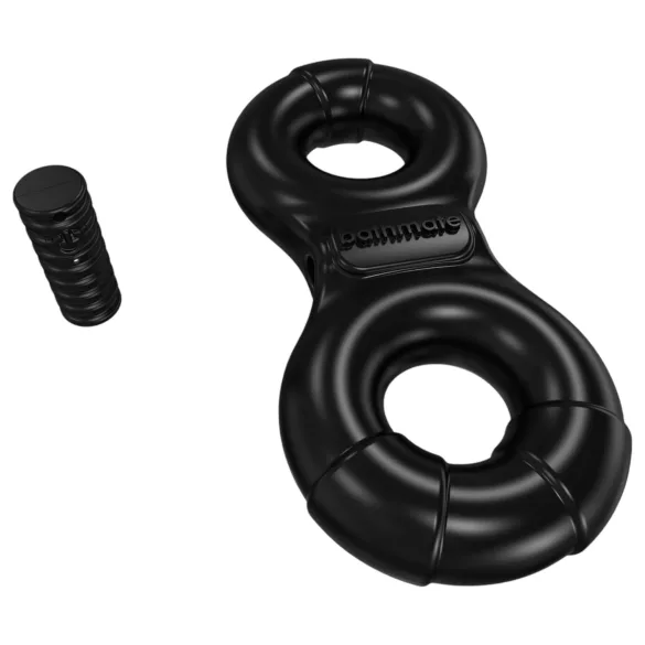Bathmate Vibe Ring Eight - акумулаторен вибриращ пенис пръстен (черен)