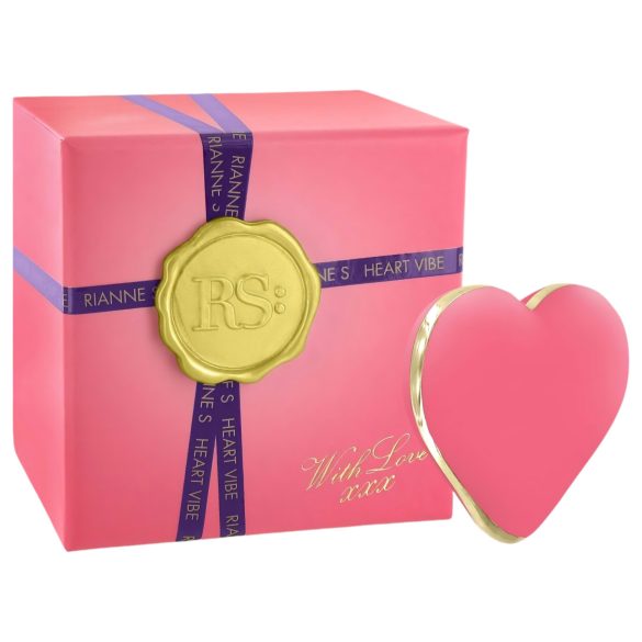 RS Icons Heart - вибратор за клитор с акумулатор (корал)