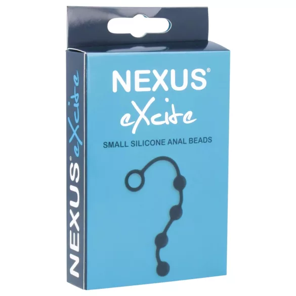 Nexus Excite - анален дилдо с 4 топчета - черен - малък