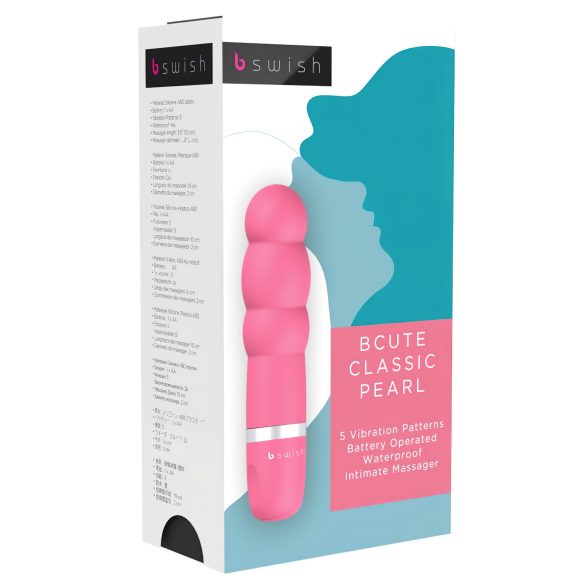B SWISH Bcute Pearl - водоустойчив розов вибратор с перли