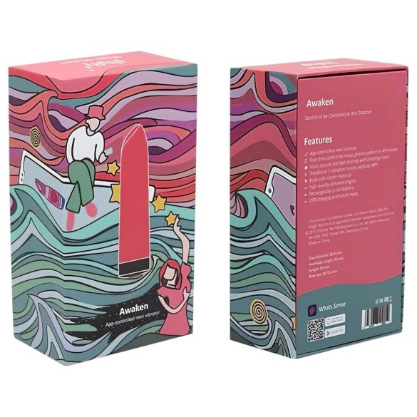 Magic Motion Awaken - мини вибратор с презареждаща батерия - червен