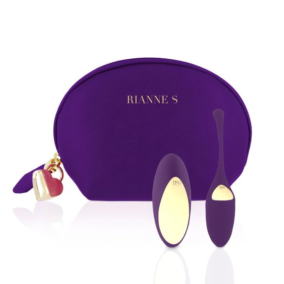 Rianne Essentials Pulsy - акумулаторно, безжично вибриращо яйце (лилаво)