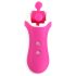 FEELZTOYS Clitella - въртящ се орален вибратор с батерия (розов)