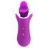 FEELZTOYS Clitella - акумулаторен, въртящ се вибратор за орален ласки (лилав)