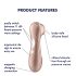 Satisfyer Pro 2 Gen2 - акумулаторен клиторен стимулатор (кафяв)
