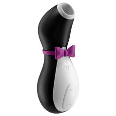   Satisfyer Penguin - акумулаторен, водоустойчив клиторен стимулатор (черно-бял)