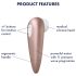 Satisfyer 1 Number One - вибратор за клитор с въздушни вълни - кафяв