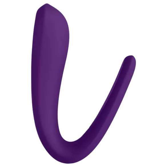 Satisfyer Double Classic - водоустойчив, акумулаторен двойно вибратор (лилав)