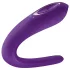 Satisfyer Double Classic - водоустойчив, акумулаторен двойно вибратор (лилав)