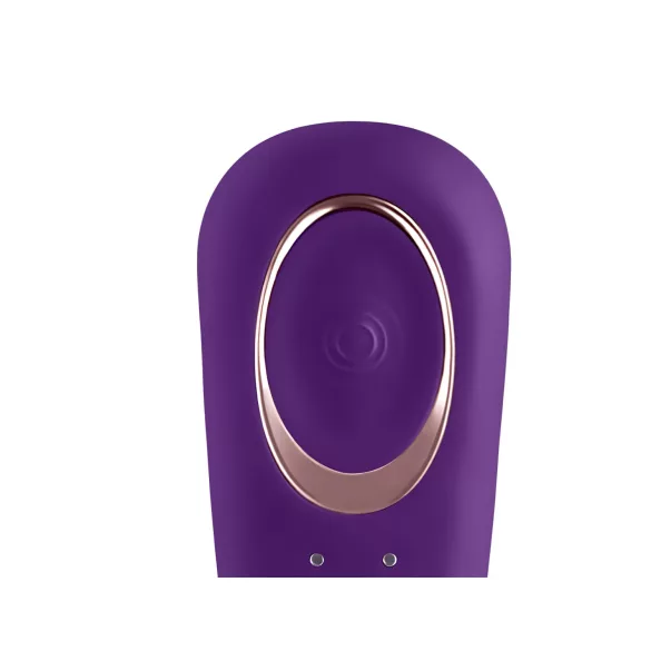 Satisfyer Double Classic - водоустойчив, акумулаторен двойно вибратор (лилав)