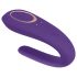 Satisfyer Double Classic - водоустойчив, акумулаторен вибратор за двойки (лилав)