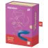 Satisfyer Double Whale - Двоен вибратор за двойки с 2 мотора (син)
