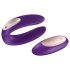 Satisfyer Double Plus Remote - безжичен, акумулаторен двоен вибратор (лилав)