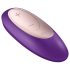 Satisfyer Double Plus Remote - безжичен, акумулаторен двоен вибратор (лилав)