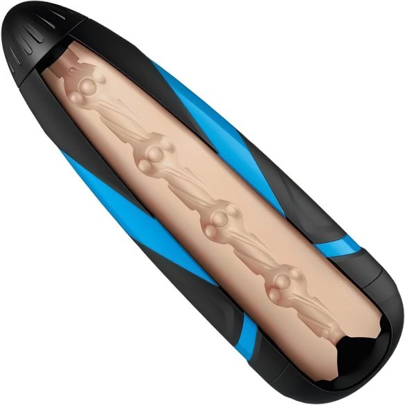 Satisfyer Men One - мъжки мастурбатор с вакуум - синьо-черен